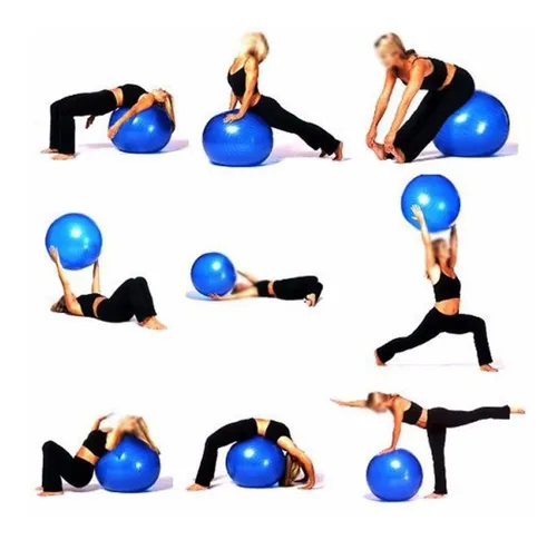 Pelota Pilates / Yoga / Fitness 55 Cm Con Bomba De Aire – AFxports